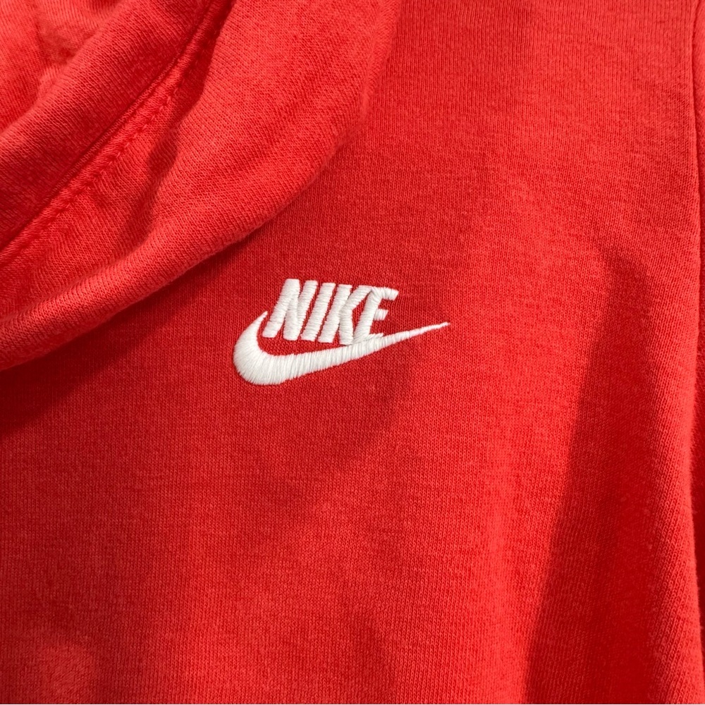 Nike Coral Red Sweatshirt Women's Pullover Training Hoodie Large - Picture 3 of 7